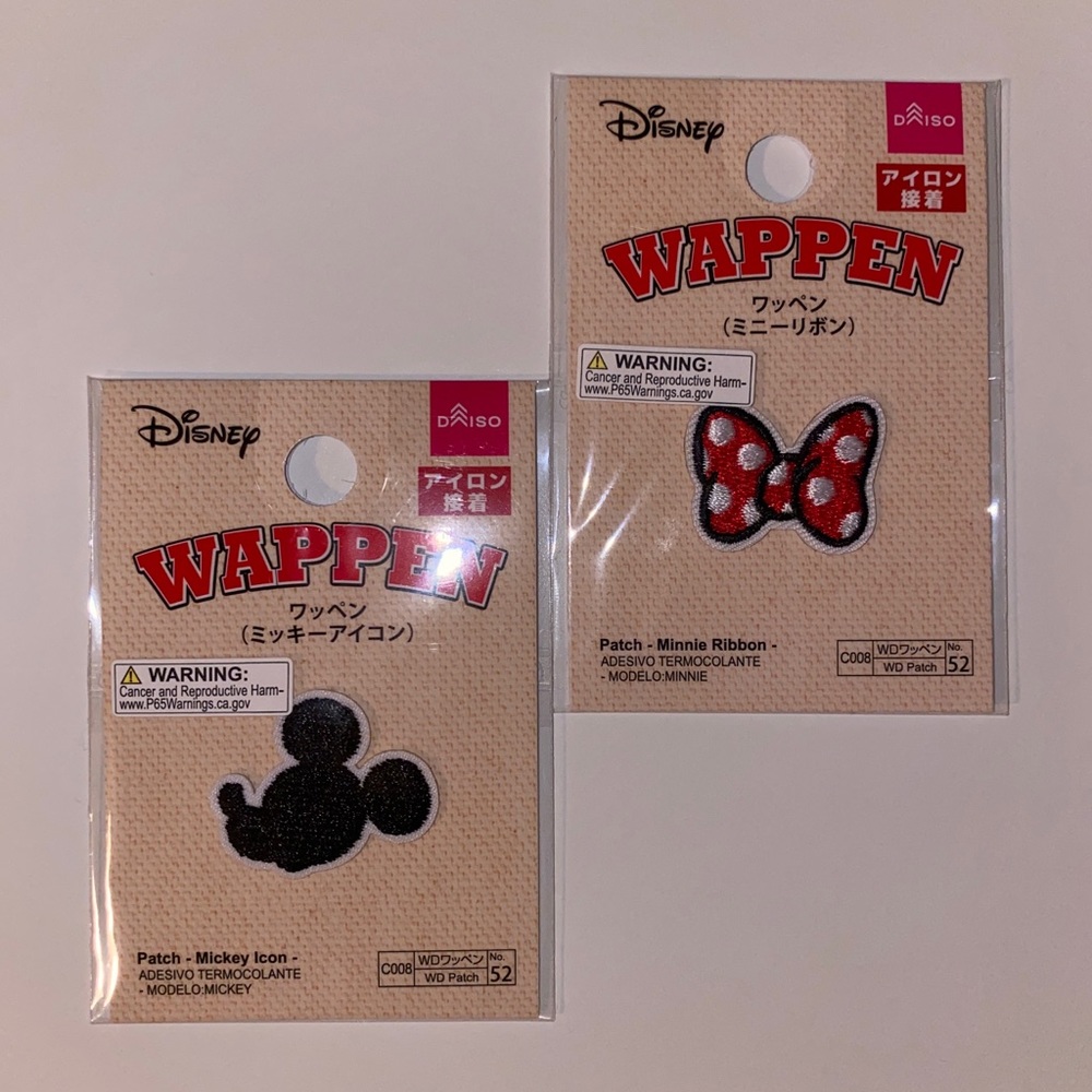 New Disney Mickey & Minnie Mouse Patches!